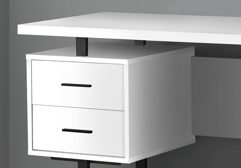 Computer Desk For Home Office, Laptop, Left, Right Set - Up, Storage Drawers, Contemporary & Modern - R&R Furniture Gallery (Fountain Valley, CA)