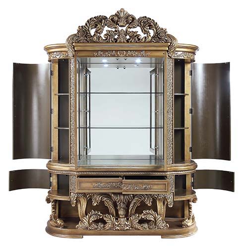 Constantine - Curio - Gold - R&R Furniture Gallery (Fountain Valley, CA)