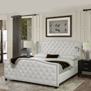 Marcella - Upholstered Shelter Headboard Bed Set - R&R Furniture Gallery (Fountain Valley, CA)