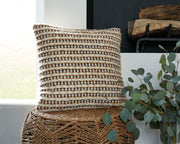 Nealington - Pillow - Brown / Black / White - R&R Furniture Gallery (Fountain Valley, CA)