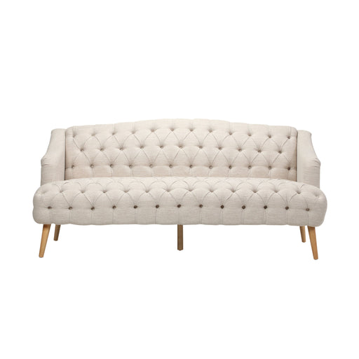Comfy 3 Seat Sofa With Wooden Legs, For Living Room And Study - R&R Furniture Gallery (Fountain Valley, CA)