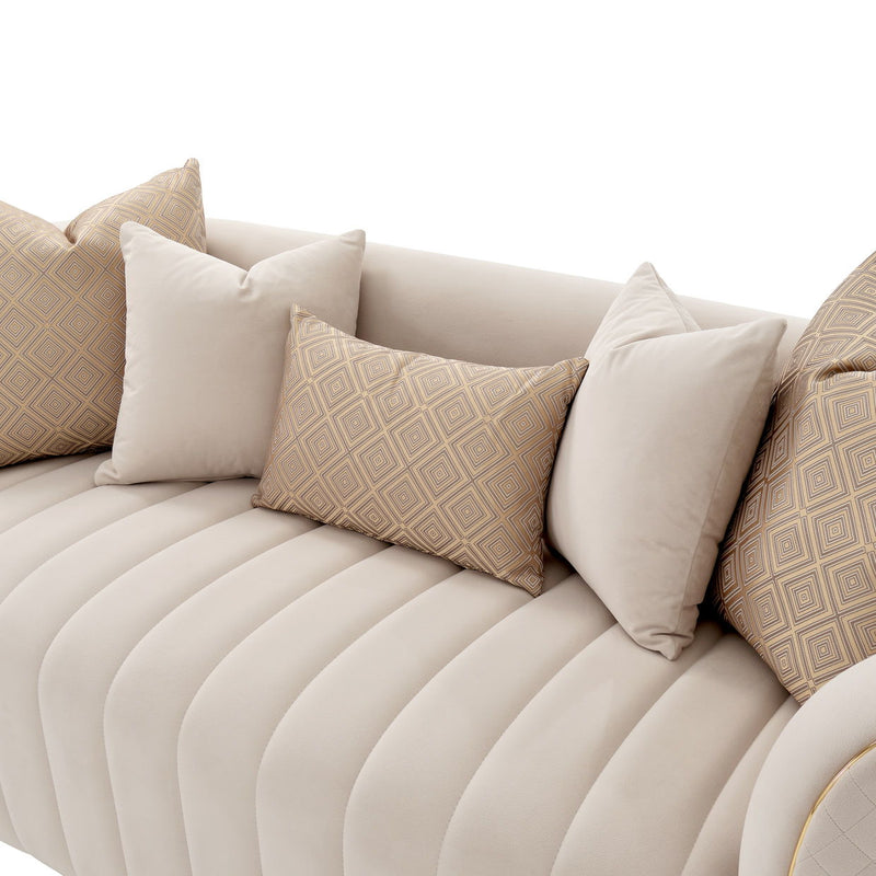 Ariana - Velvet Loveseat - R&R Furniture Gallery (Fountain Valley, CA)