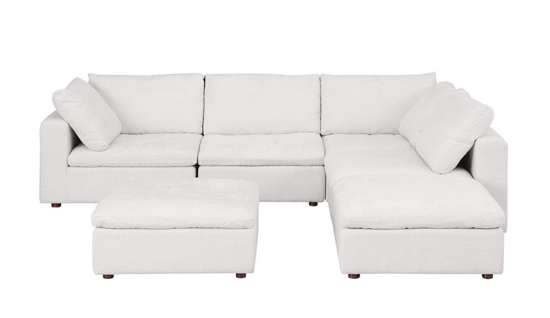 1100 - 6-Piece 3-Seat Sectional (Italian Fabric)