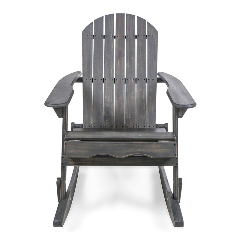 Outdoor Adirondack Rocking Chair With Hand Crafted Details - R&R Furniture Gallery (Fountain Valley, CA)