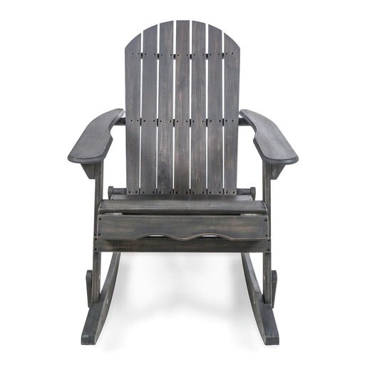 Outdoor Adirondack Rocking Chair With Hand Crafted Details - R&R Furniture Gallery (Fountain Valley, CA)