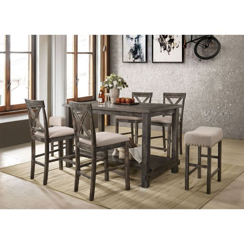 Martha II - Counter Height Table - R&R Furniture Gallery (Fountain Valley, CA)