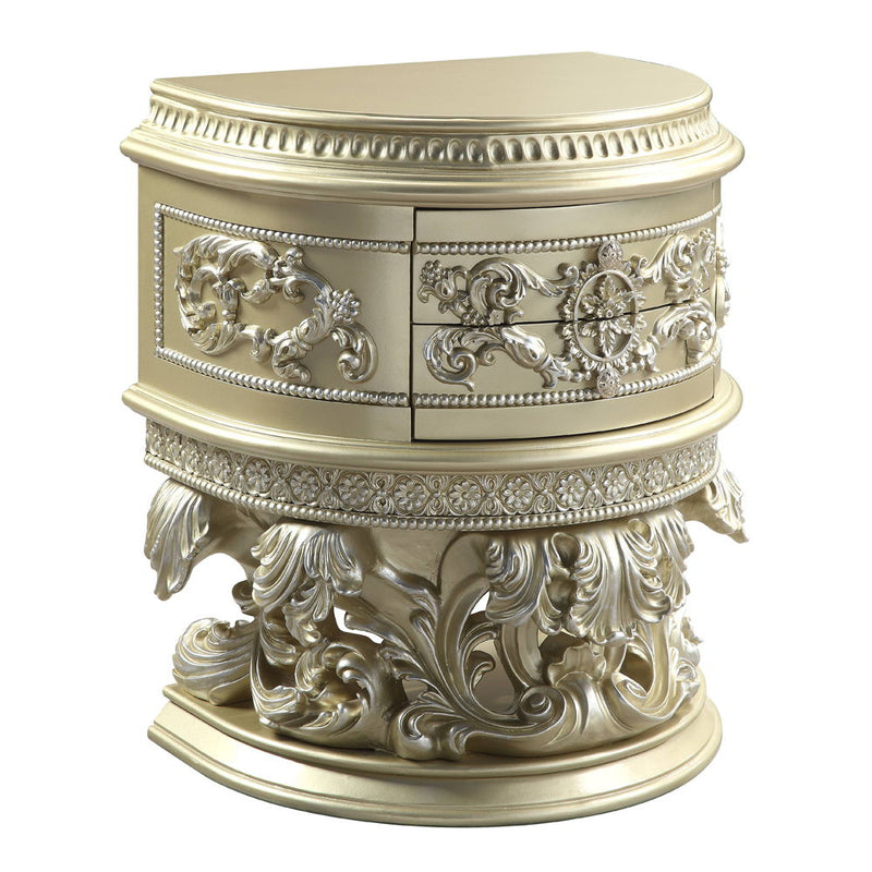 Vatican - Nightstand - Champagne Silver - R&R Furniture Gallery (Fountain Valley, CA)