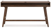 Lyncott - 3 Pc. - Home Office Desk, Chair, Bookcase - Brown - R&R Furniture Gallery (Fountain Valley, CA)