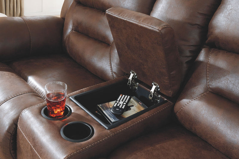 Stoneland - Power Reclining Loveseat - R&R Furniture Gallery (Fountain Valley, CA)
