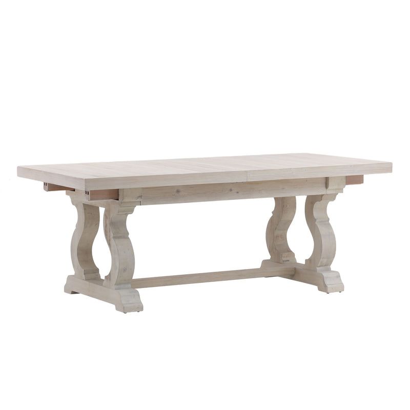 Chantelle - Extendable Dining Table - Whitewash