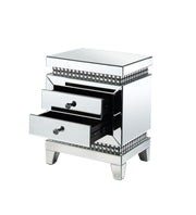 Lotus - Accent Table - Mirrored & Faux Ice Cube Crystals - R&R Furniture Gallery (Fountain Valley, CA)