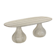 Smooch - 87" Indoor / Outdoor Oval Dining Table - R&R Furniture Gallery (Fountain Valley, CA)