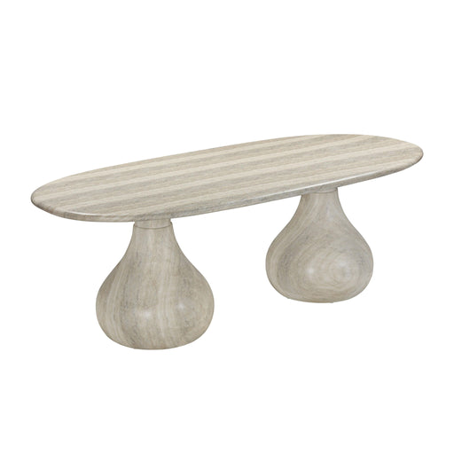 Smooch - 87" Indoor / Outdoor Oval Dining Table - R&R Furniture Gallery (Fountain Valley, CA)