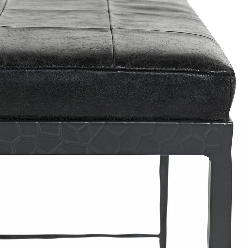 Malo - 28" Leather Bench - R&R Furniture Gallery (Fountain Valley, CA)