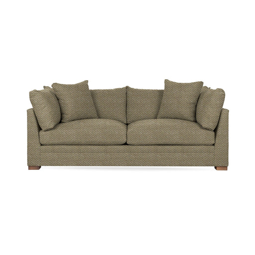 Classic Home Audrey stationary sofa with plush upholstery and elegant design, displayed in a cozy living room setting.