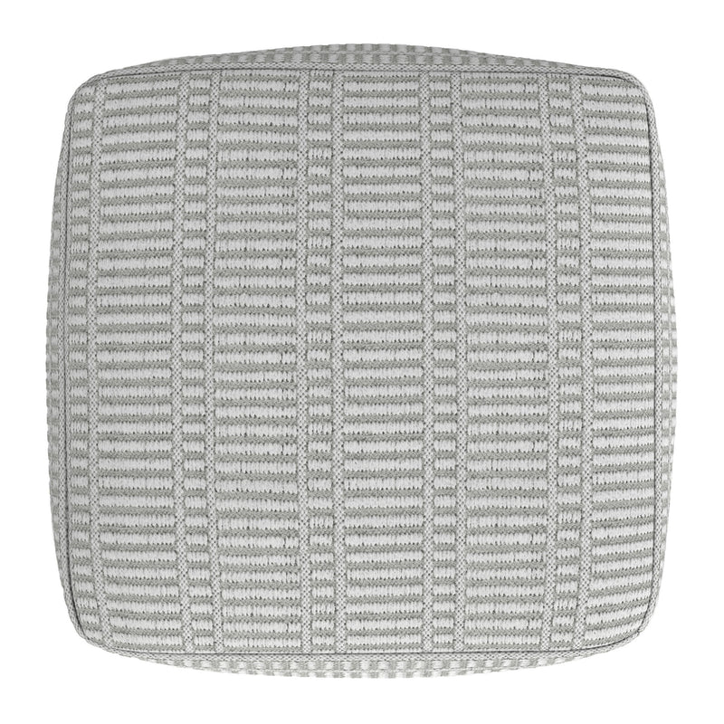 Safford - Square Outdoor / Indoor Pouf - R&R Furniture Gallery (Fountain Valley, CA)