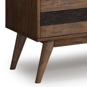 Clarkson - Low TV Stand - Rustic Natural Aged Brown - R&R Furniture Gallery (Fountain Valley, CA)