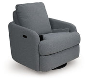 Alainmont Next-Gen Nuvella - Swivel Power Recliner - R&R Furniture Gallery (Fountain Valley, CA)