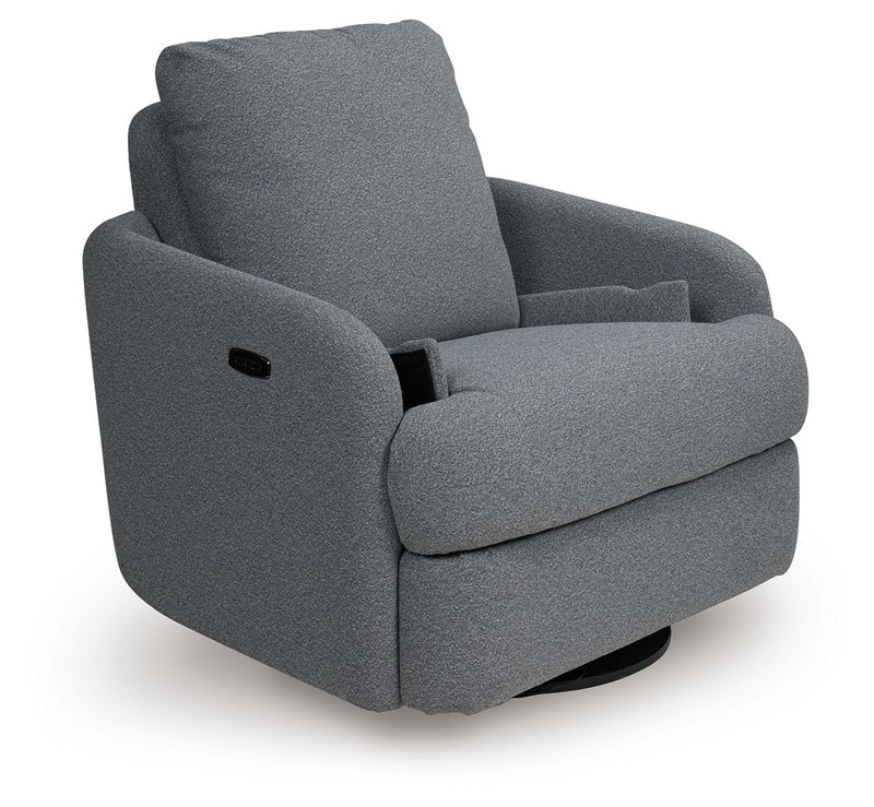 Alainmont Next-Gen Nuvella - Swivel Power Recliner - R&R Furniture Gallery (Fountain Valley, CA)