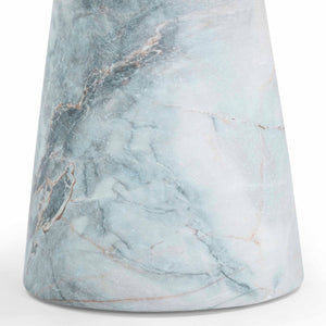 Zara - Indoor / Outdoor Side Table - Blue / White - R&R Furniture Gallery (Fountain Valley, CA)