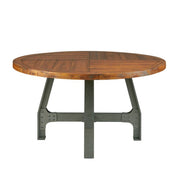 Lancaster - Round Dining / Gathering Table With Adjustable Height - Walnut - R&R Furniture Gallery (Fountain Valley, CA)
