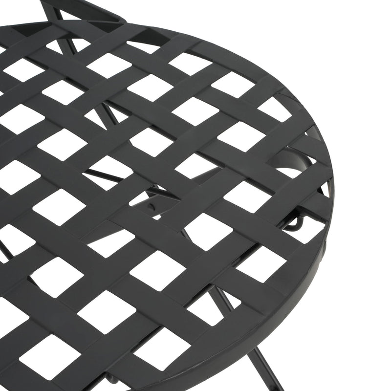 Lambert - Outdoor Chat Set - Black / Red - R&R Furniture Gallery (Fountain Valley, CA)
