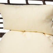 Cutter Teardrop Patio Chair With Water Resistant Cushion - Multi / Brown / Beige - R&R Furniture Gallery (Fountain Valley, CA)