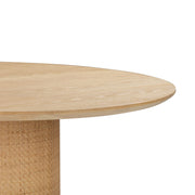 Akiba - Round Dining Table - Natural - R&R Furniture Gallery (Fountain Valley, CA)