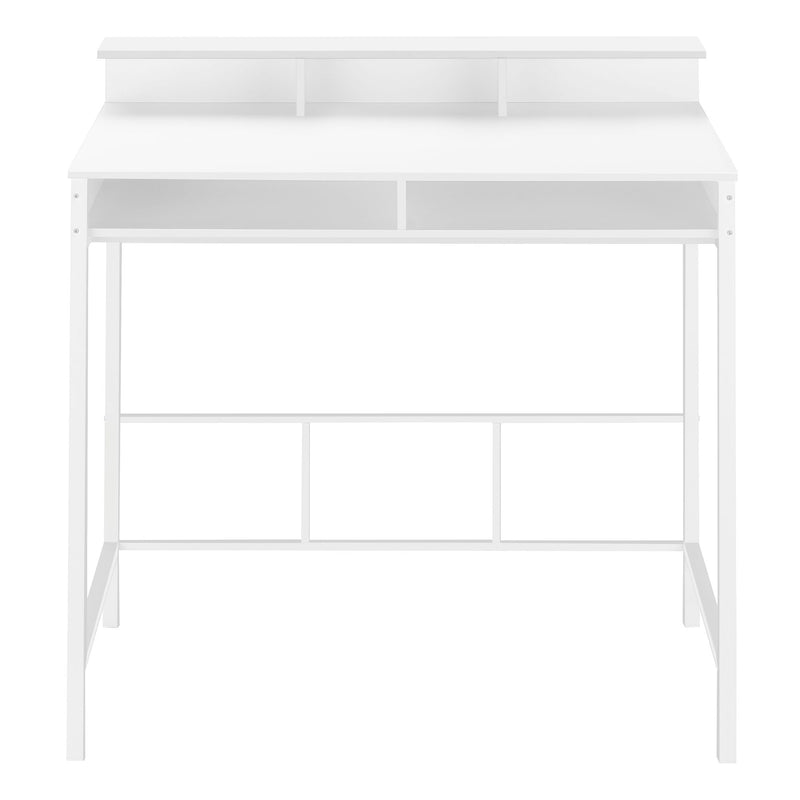 Computer Desk For Home Office, Standing, Storage Shelves, Laptop, Contemporary & Modern - R&R Furniture Gallery (Fountain Valley, CA)