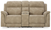 Next-Gen Durapella - Reclining Power Loveseat With Console - R&R Furniture Gallery (Fountain Valley, CA)