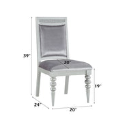 Maverick - Side Chair (Set of 2) - Fabric & Platinum - R&R Furniture Gallery (Fountain Valley, CA)