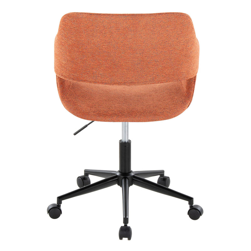 Lumi Source Margarite contemporary desk task chair with a modern design, featuring a cushioned seat and adjustable height.