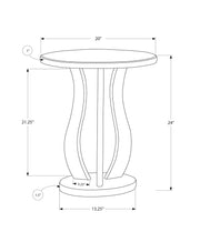 Accent Table, Side Mirror, Transitional - Silver - R&R Furniture Gallery (Fountain Valley, CA)