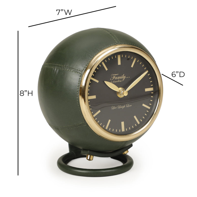 Draper - Designer Standing Accent Clock - Dark Green - R&R Furniture Gallery (Fountain Valley, CA)