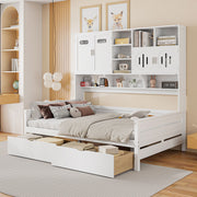 Daybed With All-In-One Cabinet And Shelf - R&R Furniture Gallery (Fountain Valley, CA)