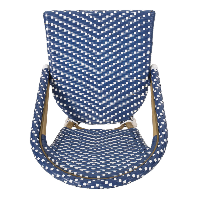 Outdoor Pe Rattan French Barstool Set - R&R Furniture Gallery (Fountain Valley, CA)