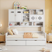Daybed With All-In-One Cabinet And Shelf - R&R Furniture Gallery (Fountain Valley, CA)