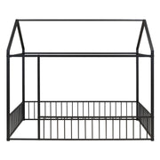 Metal Bed House Bed Frame With Fence - R&R Furniture Gallery (Fountain Valley, CA)