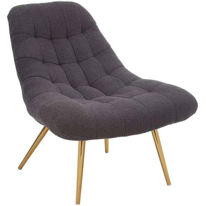 Aubrey - French Boucle Lounge Chair - R&R Furniture Gallery (Fountain Valley, CA)