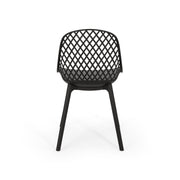Pair of Noble House Lily Chairs in a set of two, showcasing modern design with upholstered seats and wooden legs.