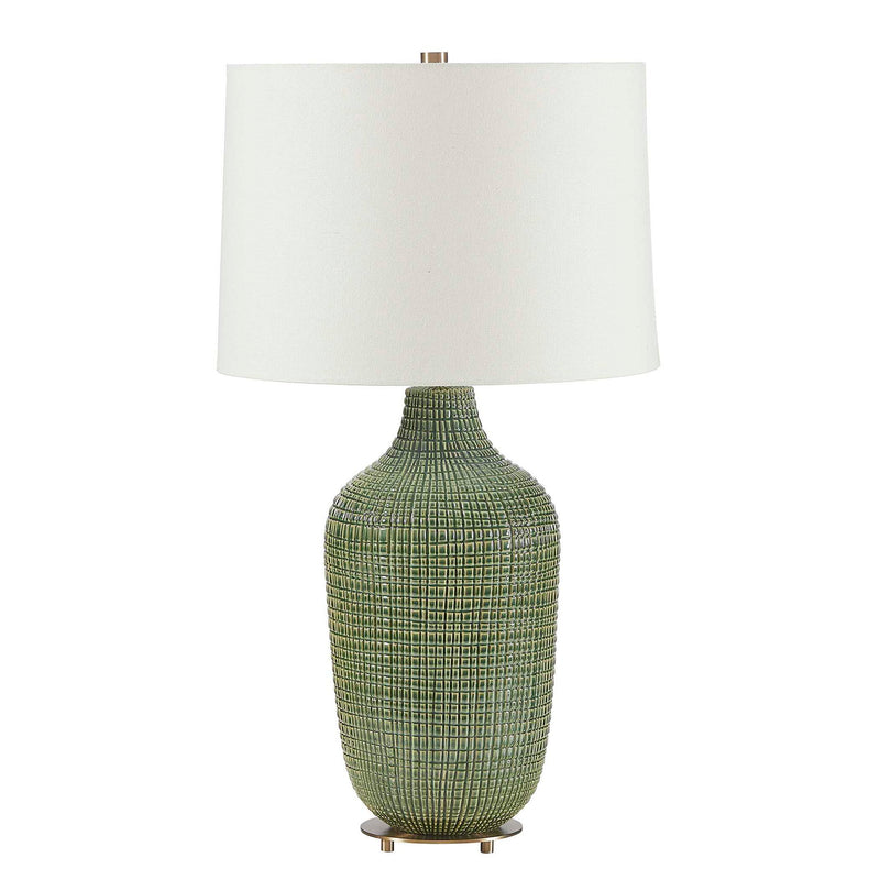 Dulcich - Grid Table Lamp - Green