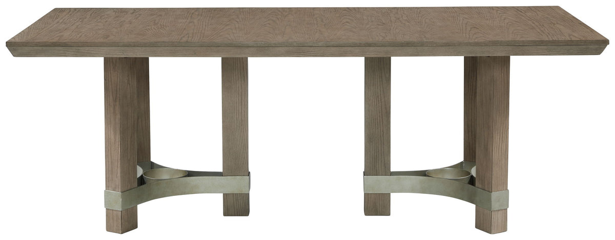 Chrestner - Rectangular Dining Room Table - Gray - R&R Furniture Gallery (Fountain Valley, CA)
