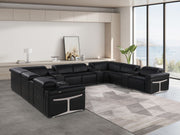 1126 - 12-Piece U-Shaped Sectional Sofa In With 4 Power Recliners & Power Headrests - R&R Furniture Gallery (Fountain Valley, CA)