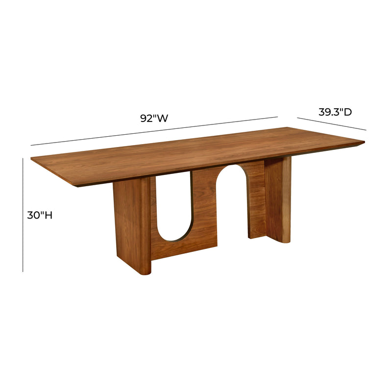 Satra - Rectangular Dining Table - Walnut - R&R Furniture Gallery (Fountain Valley, CA)