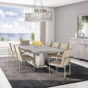 Marin - Rectangular Dining Table - Greige - R&R Furniture Gallery (Fountain Valley, CA)