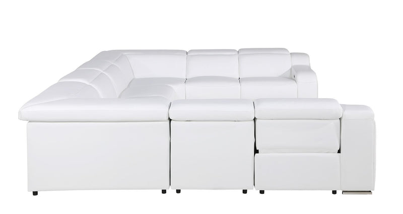 1116 - 8-Piece U-Shaped Sectional Sofa In With 4 Power Recliners & Power Headrests
