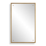 Rectangular Mirror - Gold Leaf