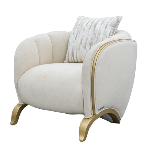 Scotts Square - Matching Chair - Cornsilk / Light Champagne - R&R Furniture Gallery (Fountain Valley, CA)