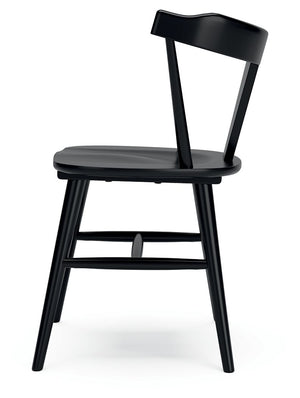 Gretlynn - Dining Room Side Chair (Set of 2) - Black - R&R Furniture Gallery (Fountain Valley, CA)