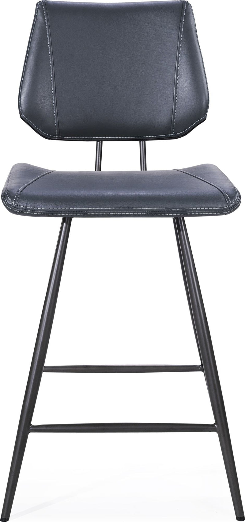 Vinson Modern Swivel Counter Stool in Cobalt